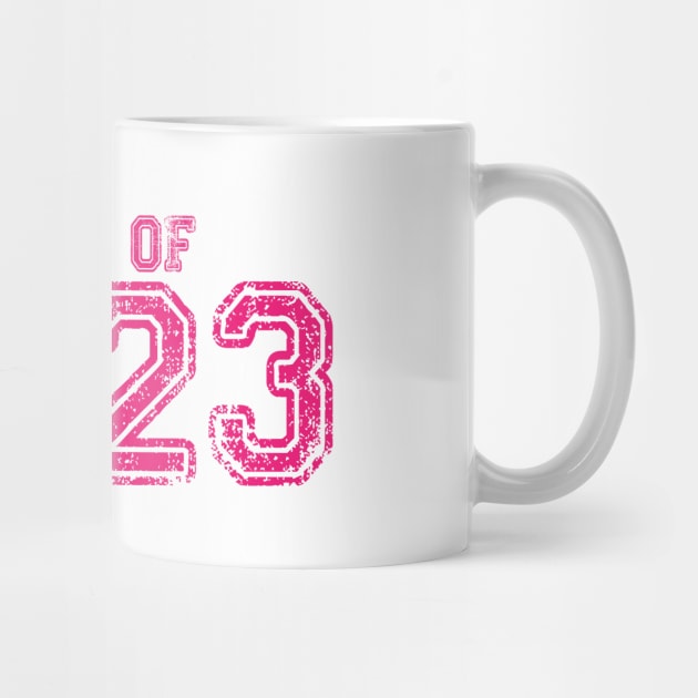 Varsity Pink Class of 2023 by Jitterfly